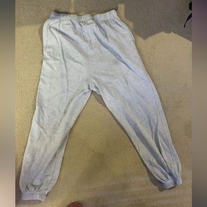 Light grey track pants